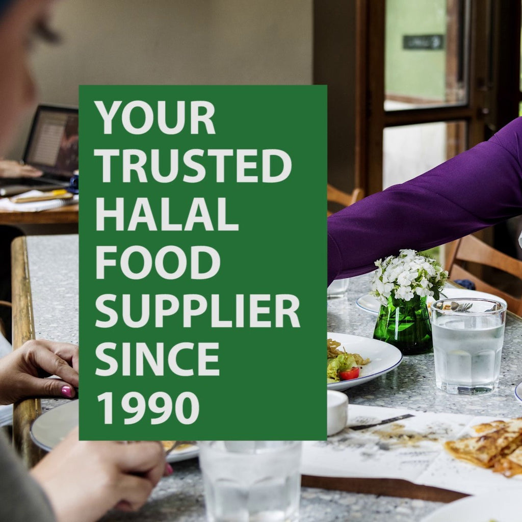 We are your trusted halal food supplier, since 1990